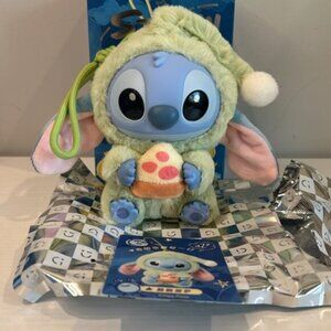 MINISO DISNEY STITCH Eat Before sleep Plush Keychain Collection blind box
